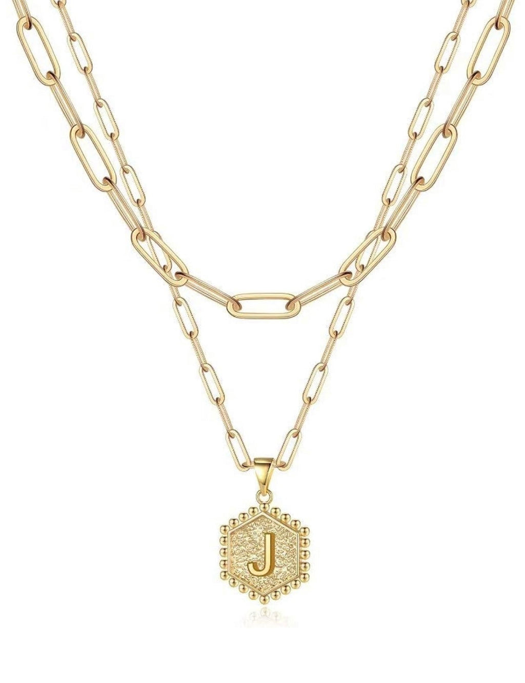 Beautiful Gold Layered Initial Necklaces (A-Z)